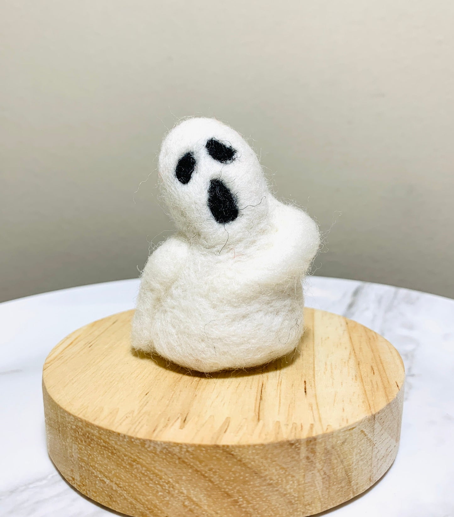 Felt Ghosts Felt Helloween Bulk Craft Home Decoration Wool Ghosts Halloween Lovely Gifts Wool Felt Ghosts Ornament Halloween Ghost Gifts