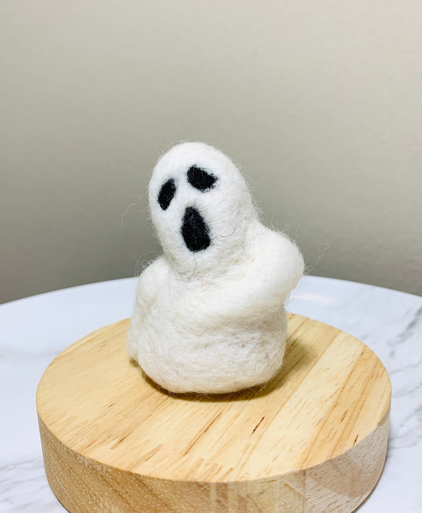 Felt Ghosts Felt Helloween Bulk Craft Home Decoration Wool Ghosts Halloween Lovely Gifts Wool Felt Ghosts Ornament Halloween Ghost Gifts