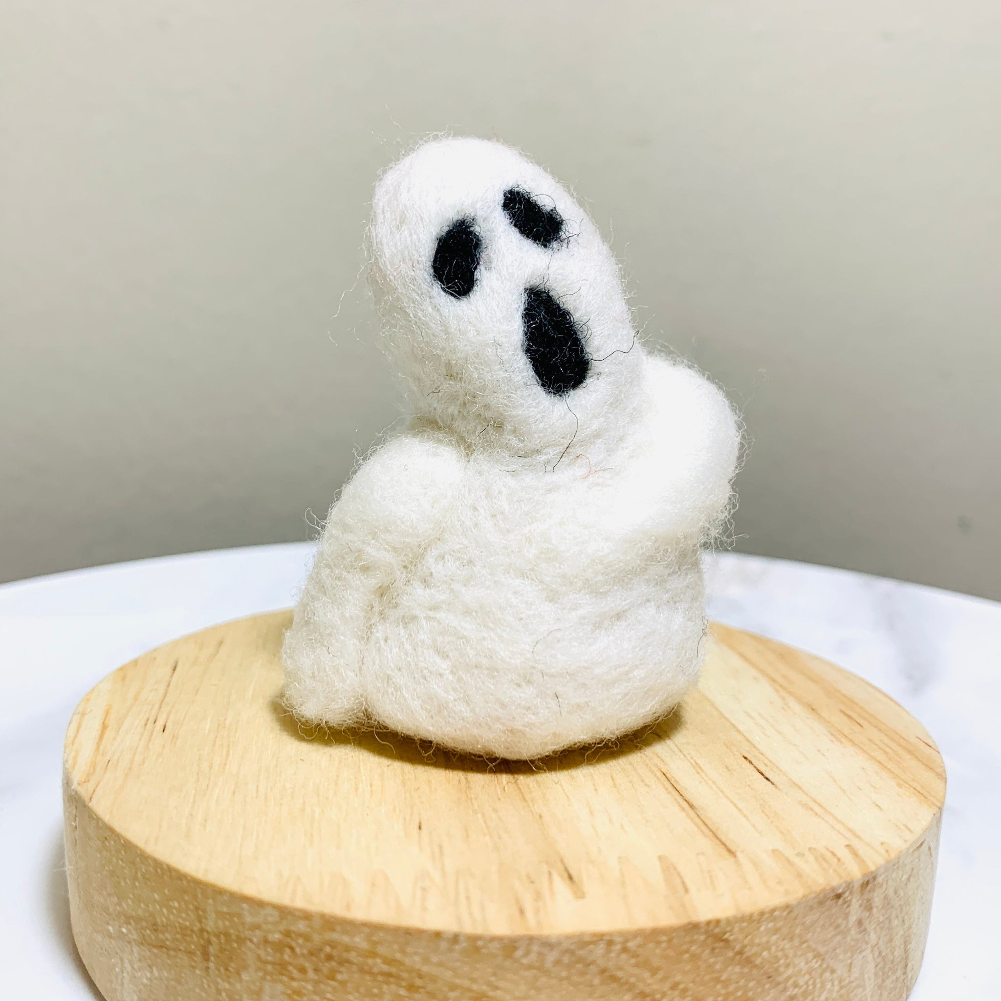 Felt Ghosts Felt Helloween Bulk Craft Home Decoration Wool Ghosts Halloween Lovely Gifts Wool Felt Ghosts Ornament Halloween Ghost Gifts