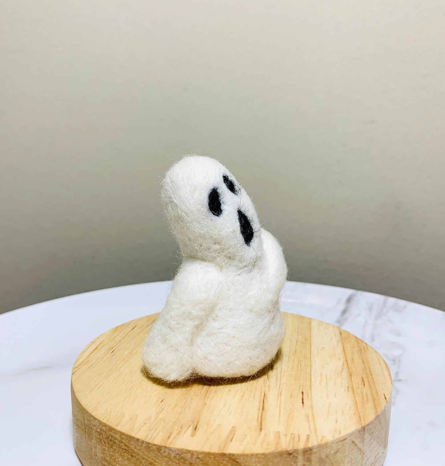 Felt Ghosts Felt Helloween Bulk Craft Home Decoration Wool Ghosts Halloween Lovely Gifts Wool Felt Ghosts Ornament Halloween Ghost Gifts