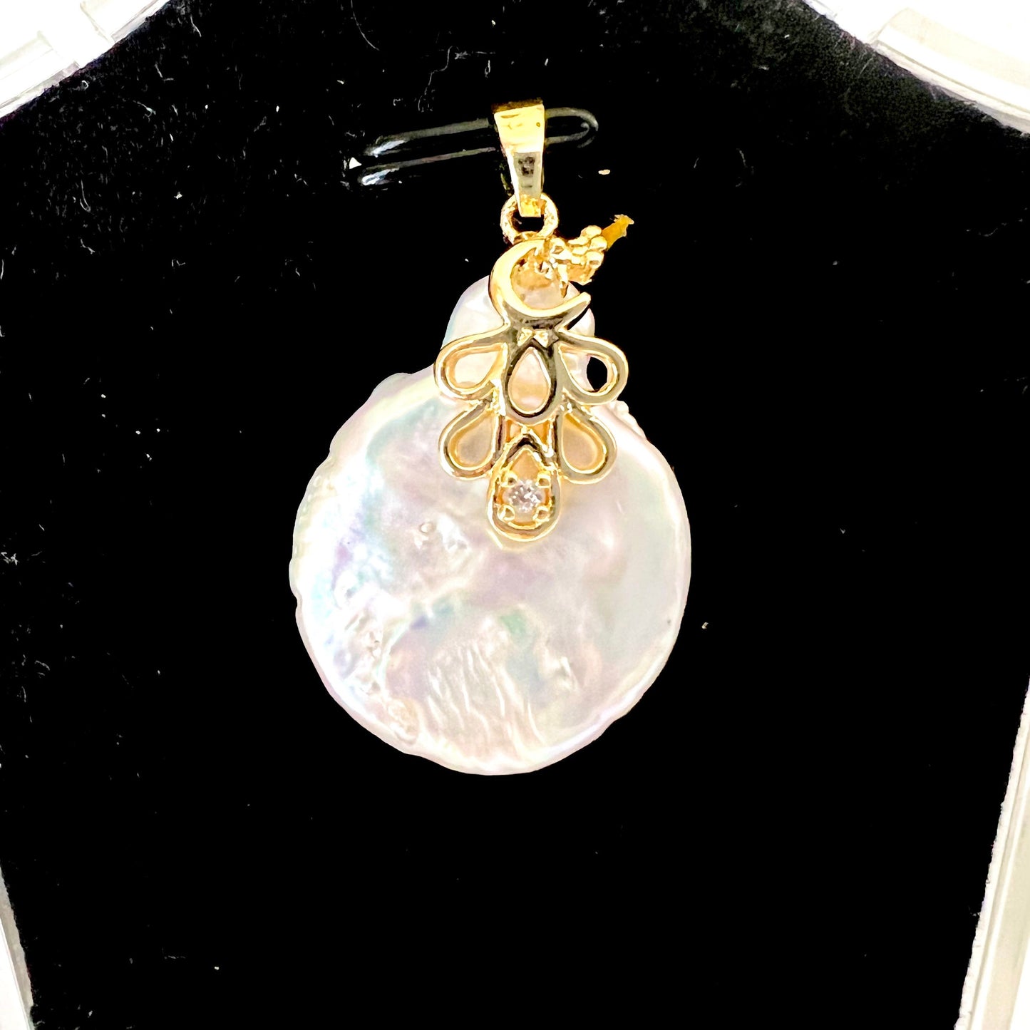 Baroque Pearl Necklace,Irregular Pearl,White,Pink,Birthday ,Freshwater Natural pearl pendant,Gift For mom,Sliver，Gold Plated,Wedding Jewelry