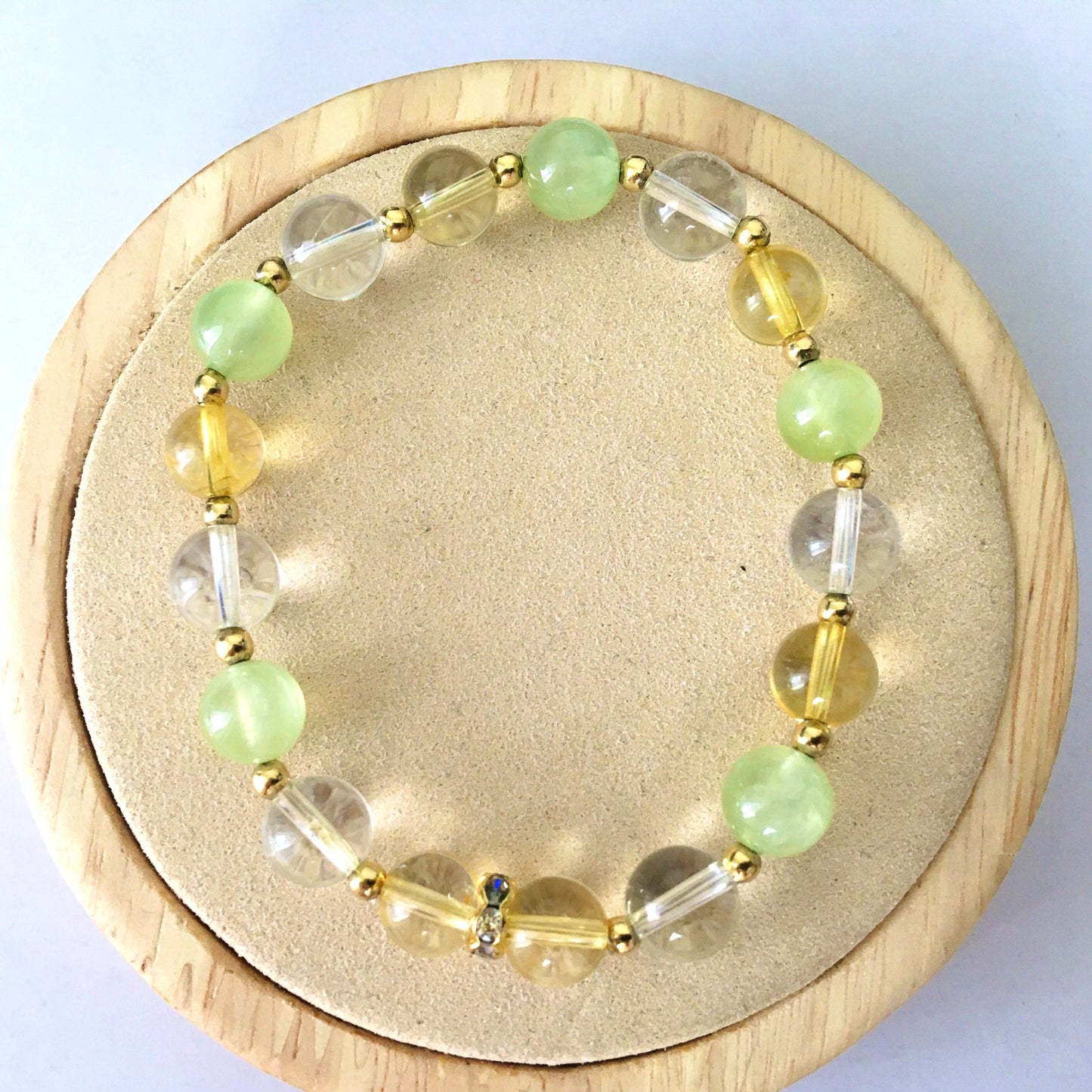 Grapestone Crystal Bracelet,White Crystal,Citrine,Original Designed,Bracelet, High-Quality ,Crystal Bracelet ,Gift for Her,Birthday gift