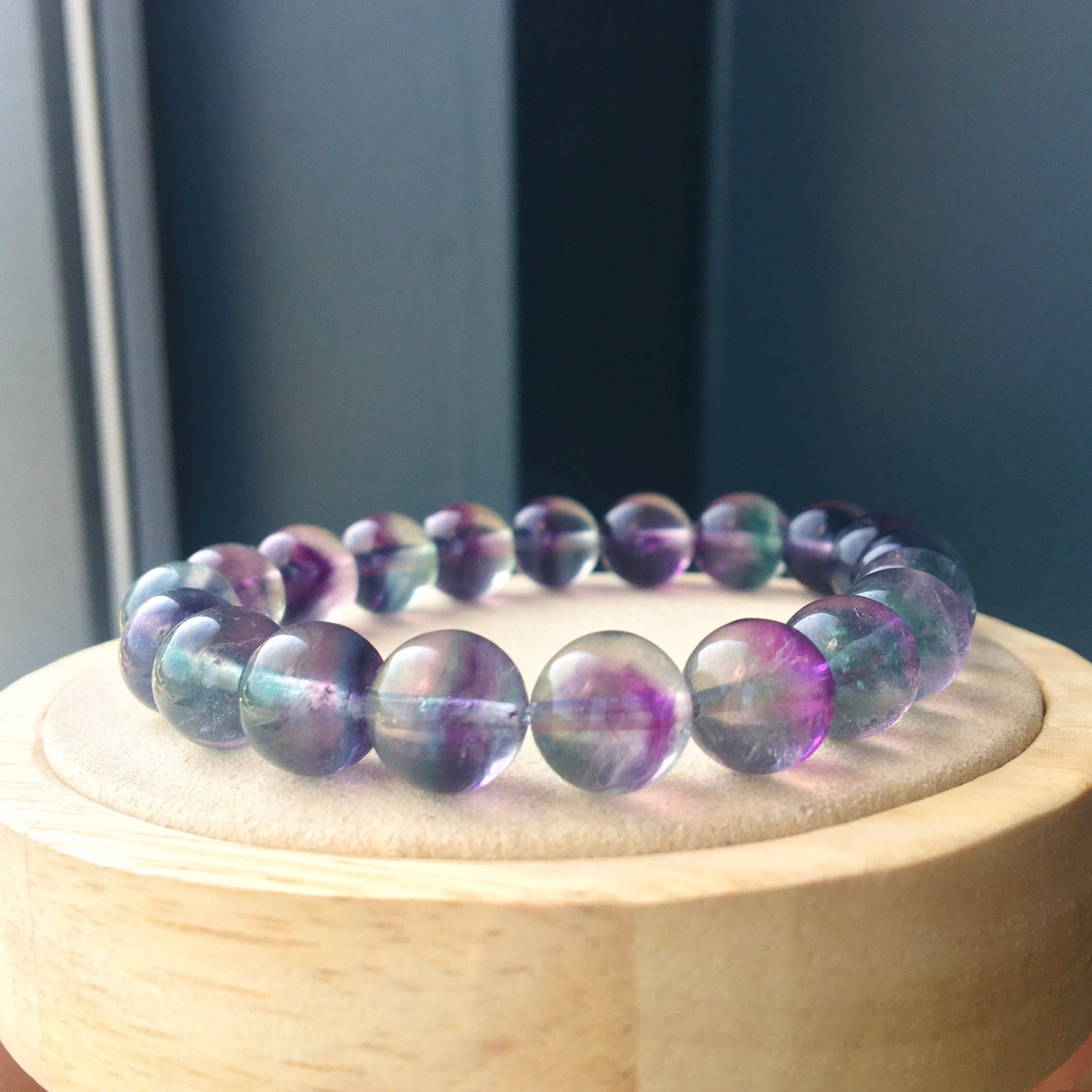 Fluorite Bracelet, Unicorn Fluorite Bracelet,Healing Crystal Bracelet, Reiki, Green-Purple Gemstone Bracelet,Party Jewelry,Gift for her