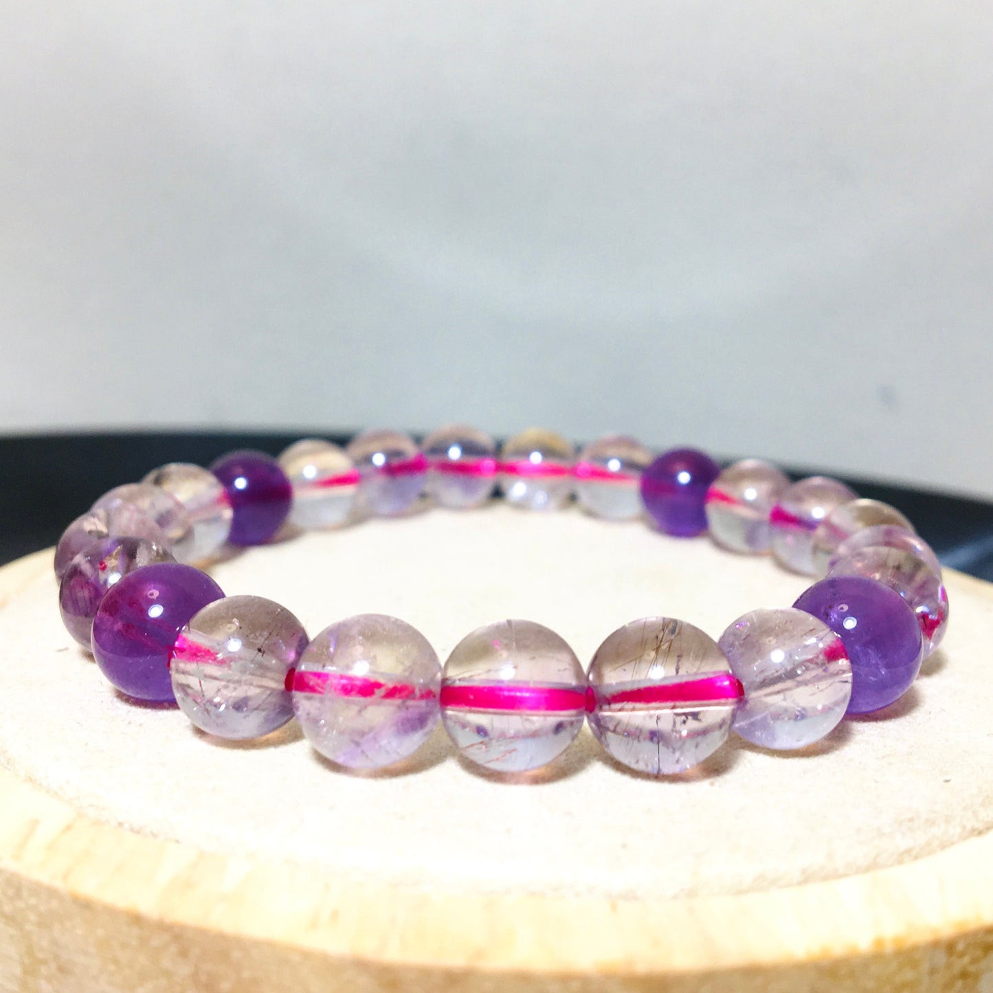 Super 7 Crystal Bracelet,Christmas gift,Natural Crystal Jewelry,handmade Bracelet,powerful Lucky Stone,Birthday gift,Gift For Her