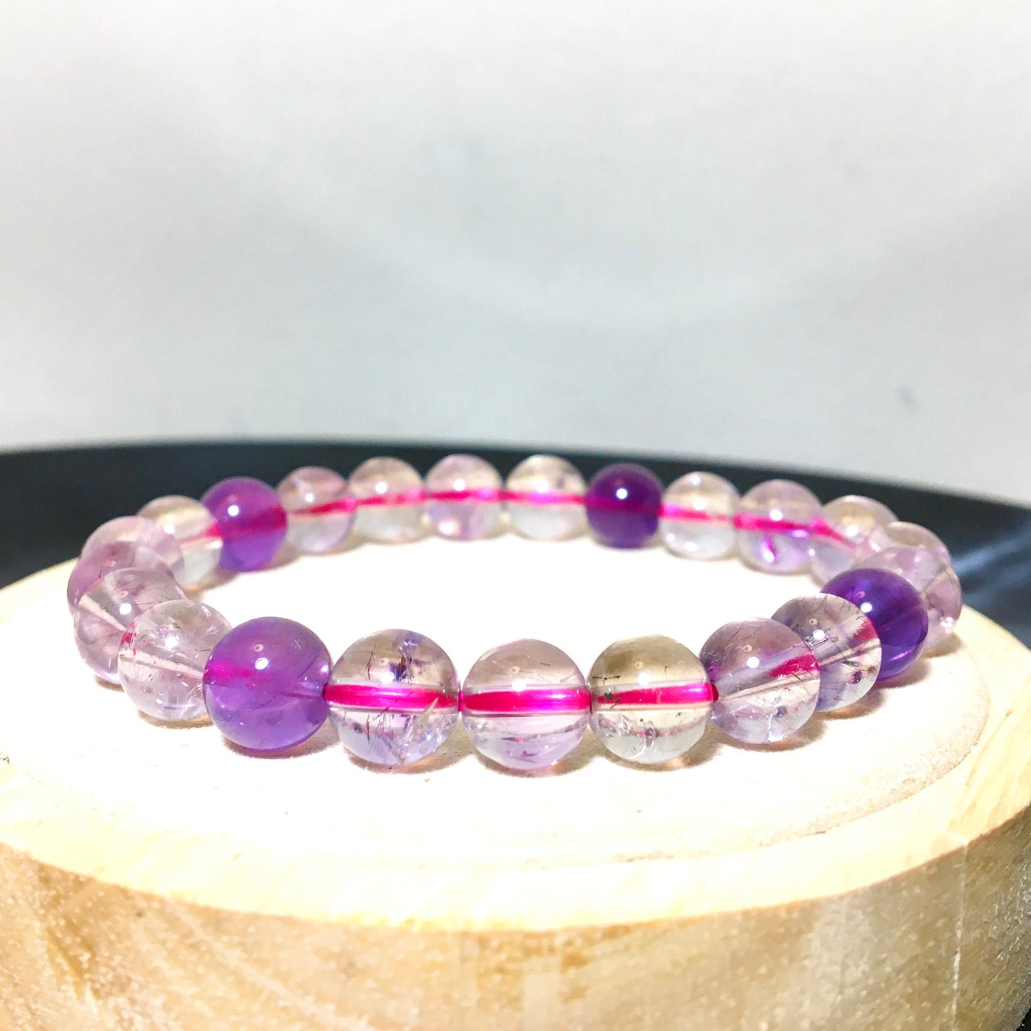 Super 7 Crystal Bracelet,Christmas gift,Natural Crystal Jewelry,handmade Bracelet,powerful Lucky Stone,Birthday gift,Gift For Her