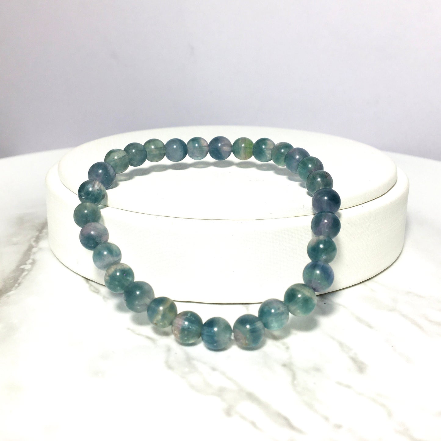 Watermelon Fluorite Bracelet,Green Fluorite,Healing Crystal Bracelet,Reiki,Natural Crystal Gemstone,Gift for her, Birthday GiftBracelet